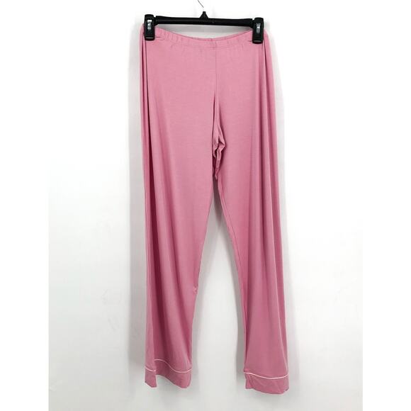 EBERJEY Gisele Long PJ Set Medium Pink Pajamas TENCEL Modal NWT - Picture 7 of 13